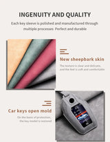 Car Key Cover For Bmw X3 G01 G31 X5 G05 X4 G02 G30 G32 I8 X7 M5X F20 Leather Car Key Case Cover