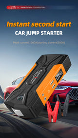 1000A Car Jump Starter with Tire Inflator Jump Starter MINUS TWO