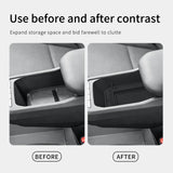 For Kia EV3 2024-2026 Car Armrest Storage Box Accessories Stowing Tidying Center Console Tray