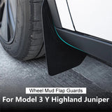 Mud Flap Guards for Tesla Model 3 Y Auto Exterior Accessory OEM