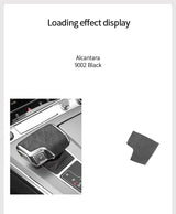 For Audi A6 A7 (2019-2025) Sport Gear Shift Knob Cover Boot Trim Sticker Made of Alcantara