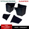 For Tesla New Model Y 2025 Launch Juniper 2025+ Rear Trunck Side Storage Box with Flocking or TPE Lids Covers and Drawstring