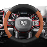 Suede Carbon Fiber Wheel Cover for Ram 1500 2500 3500