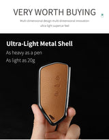 Goatskin Car Key Case Cover for Volkswagen Golf 8 MK8 ID.3 ID.4 Cupra Skoda Octavia A8 SEAT Leon MK4 2020 2021 Formentor Tarraco