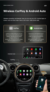 9-inch Android 13 Multimedia GPS Head Unit for Mini Cooper