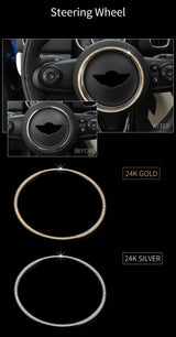 3D Rhinestone Interior Decals for Mini Cooper F54 F60