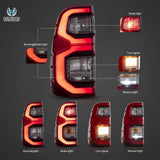 LED Tail Lights Smoked for Toyota Hilux 2015-2022
