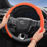 Premium Suede Snap-On Cover for Toyota Steering Car Interior Accessory Hocasen