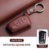 Genuine Leather Car Key Case Cover For Toyota Auris Verso Yaris Scion Aygo Corolla Reiz Avensis Rav4 Levin Camry