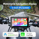 5 Inch Wireless CarPlay GPS Navigator for Motorcycles Android Head Unit AKAMATE