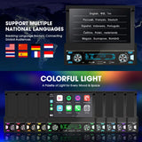 7-inch Single Din CarPlay Stereo for Universal Cars