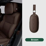 Leather Car Smart Key For Li Lixiang L7 L8 2022 2023 Fob Case Cover For Leading Ideal One Li Auto L9 Keychain Key Accessories