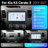9-Inch Android Multimedia Player for KIA Cerato Forte 2013–2017 Android Head Unit JIUYIN
