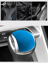 For Audi Q3 Q2 A1 Sport Gear Shift Knob Boot Decorative Trim Sticker Car Premium Interior Tuning Accessories Made of Alcantar