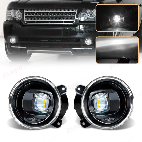LED Fog Lamps for Land Rover Discovery 3 Range Rover 2006 LED Ambient Light MAGIC COLORM LED White