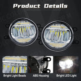 Universal 2-in-1 LED Fog Light DRL for Toyota 2006-2018 Car Interior Accessory MAGIC COLORM