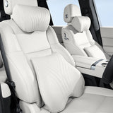 For Xpeng P7 G6 X9 P5 Car Neck Pillow Leather Lumbar Support Pillow Breathable Seat Waist Pad Cushion Auto Interior Accessori