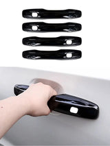 Black Glossy Door Handle Covers for Volvo XC60 Car Interior Accessory LINGLUYANG