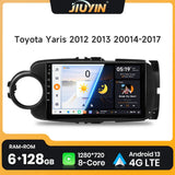Android 13 Multimedia Player with CarPlay for Toyota Yaris Android Head Unit JIUYIN