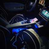 For Leapmotor T03 20-25 Car Leather Armrest Box Central Console Storage Wireless Fast Charging Armrest Organizer Accessories