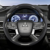 Breathable Leather Steering Wheel Cover for Mitsubishi