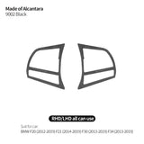 For BMW F20 F21 F30 F34 Steering Wheel Trim Frame Sticker Car Premium Interior Tuning Accessories Made of Alcantara Customizable