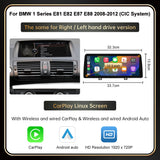 Wireless CarPlay Android Auto Screen for BMW 1 Series 2004-2012