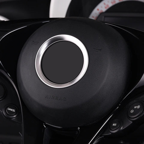 Steering Wheel Logo Trim for Smart 453 Car Interior Accessory GMUNI