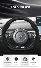 Suede Matte Carbon Cover for Vinfast VF 8 Car Interior Accessory Hocasen