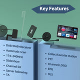 DAB+ Receiver Box & Antenna for Android Radio