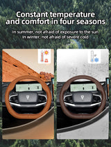 Perforated Leather Steering Wheel Cover for GWM Deepal Car Interior Accessory Hocasen