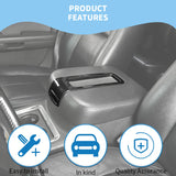 Carbon Fiber Armrest Box Cover for Chevy Suburban Car Interior Accessory HEBE