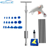 Auto Body Paintless Repair Kit Metal Reverse Hammer Suction Cup Garage Workshop Hand Tools