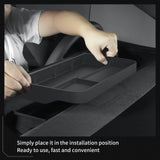 Smabee for Tesla Model Y 2025 Juniper Dashboard Storage Tray Car Display Screen Rear Storage Box Tray Accessories Black Dashb