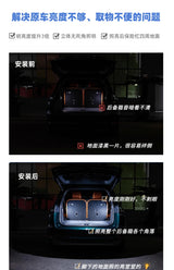 For Li Lixiang L7 L8 L9 2022 2023 Trunk Car LED Lights Tailgate Encamp Lights Interior Modification Accessories Interior Modi