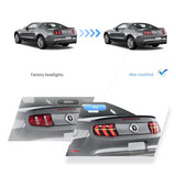 Tail Lights Sequential for Ford Mustang 2010-2012 Car Interior Accessory Vland