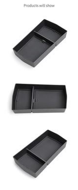 SMABEE for VW ID.7 Armrest Storage Box Car Central Tray Organizer Accessories Tidying Black