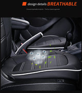 Leather Car Seat Covers for Smart Fortwo 453 Models