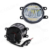 Universal 2-in-1 LED Fog Light DRL for Toyota 2006-2018 Car Interior Accessory MAGIC COLORM
