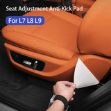 For Li Lixiang L7 L8 L9 2022 2023 Car seat adjustment On both sides Anti kick pad protective sticker for lixiang Car Interior