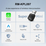 Mini 2-in-1 Wireless CarPlay and Android Auto Box Adapter