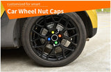 Wheel Bolt Caps Silicone for Smart 453 Car Interior Accessory GMUNI