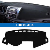 Custom Fit Anti-Glare Dashboard Mat for Toyota Vios 2014-2019 Dashboard Mat CATUSIKI BLACK LHD