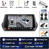 9-inch QLED Android Multimedia Player for Peugeot 208 2019–2022