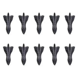 10-PCs Car Roof Spoiler Bumper Shark Fin Diffuser Universal Rear Roof Shark Fins Spoiler Wing Kit