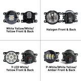 8000LM Universal LED Fog Lights for Citroen Ford Honda Car Interior Accessory MAGIC COLORM