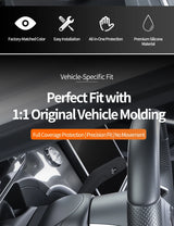 Silicone Steering Column Lever Protector Cover ( Wiper & Turn Signal Stalk) For Mercedes-Benz 2023-2026 Original Color Matchi