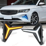 LED DRL Turn Signal for Geely Proton S70 2021-2024 Daytime Running Light MAGIC COLORM