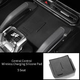 For Jetour Traveller T2 Central Control Wireless Charging Silicone Pad Dustproof Anti-slip Protective Mat