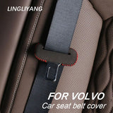 Flip Fur Seat Belt Buckle Covers for Volvo Models Car Interior Accessory LINGLUYANG